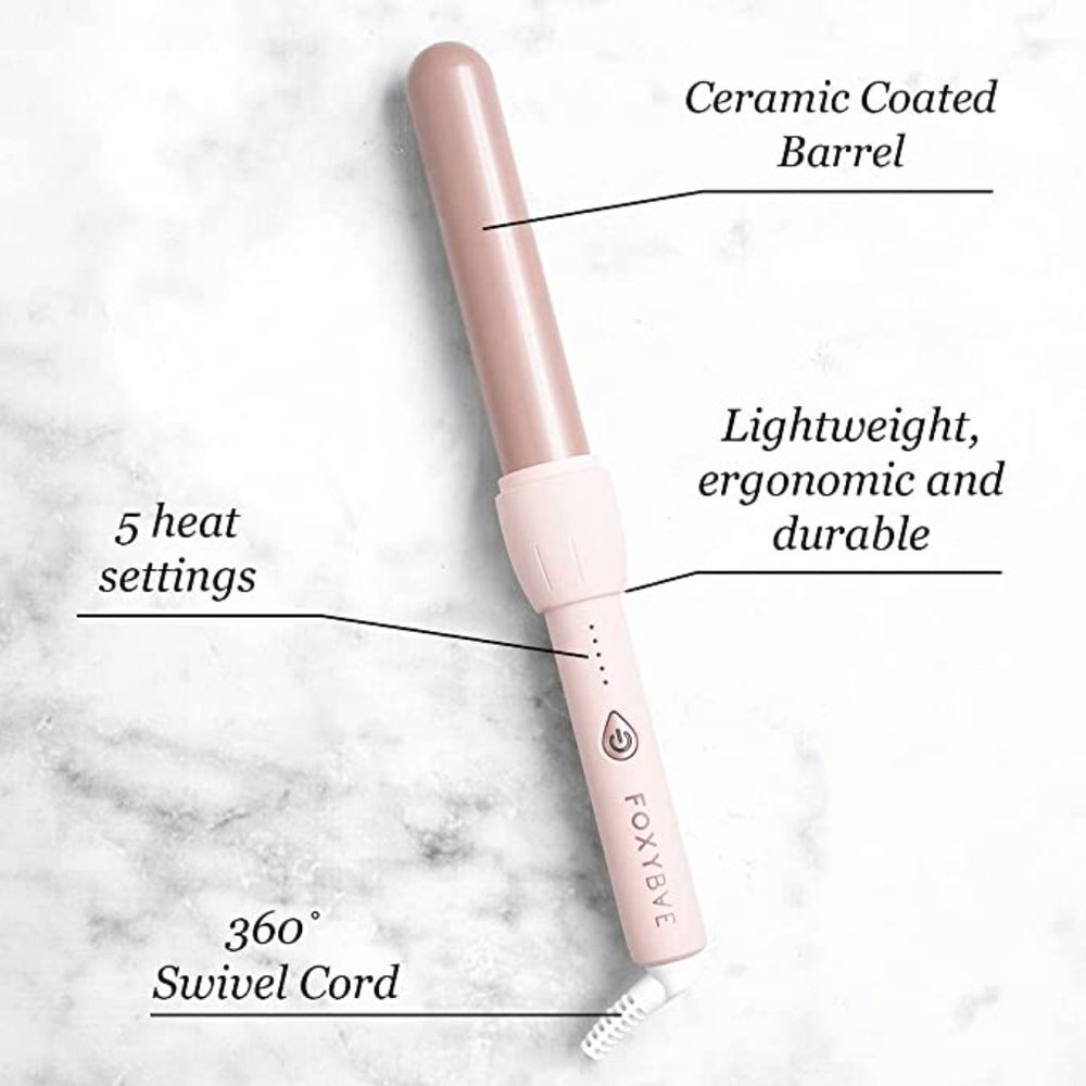 FOXYBAE Baby Blush Professional Ceramic Tourmaline Curling Wand - Picture 5 of 5